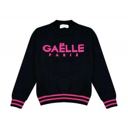 PULLOR GAËLLE KIDS CU LOGO PENTRU FETE - 2741W0626NEGRU - 2741W0626BLACK - view 1