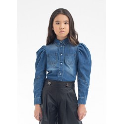 Cămașă GAËLLE KIDS JEANS CU MÂNECĂ BOUNCE PENTRU FELE - 2741CD0611V07 - 2741CD0611V07 - view 1
