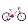 BICICLETA PENTRU COPII SPRINT ALICE 18" ALB/ROZ CU ROTI AUXILIARE - BK23SI0560_2