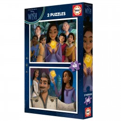 PUZZLE EDUCA WISH 2B1, 2X48... - EDU19741 - view 2