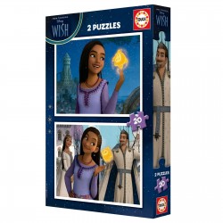 PUZZLE EDUCA WISH 2В1, 2X20... - EDU19740 - view 2