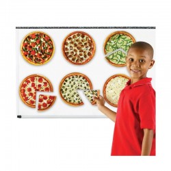 PIZZE MAGNETICE CU FRACȚII PENTRU NUMĂRAREA RESURSELOR DE ÎNVĂȚARE, 6 BUC - 6635100681 - 6635100681 - view 1