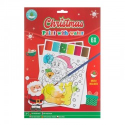 GRAFIX CARTE DE PICTURA CU APA, CRACIUN, A4, CU PERIE INCLUSA - 6605330144 - 6605330144 - view 1