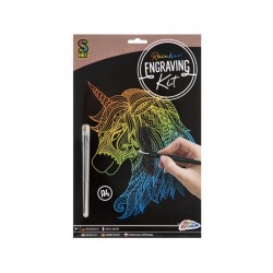 KIT DE Zgarieat GRAFIX UNICORN, A4, CULOARE - 6606080061 - 6606080061 - view 1