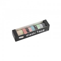 BANDĂ GRAFIX CU MOTIVE DECORATIVE, 1,5 CM, 3 M, 10 BUC - 6606100276 - 6606100276 - view 1