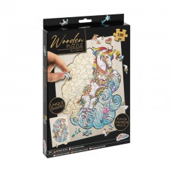 PUZZLE GRAFIX UNICORN, FORME UNICE, LEMN, 130 BUC. - 6611120527 - 6611120527 - view 1