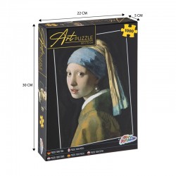 Пъзел Grafix - Момиче с перла, художествен, 50х70cm, 1000 части - 6611120530 - view 8
                  