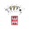 CARTAMUNDI TEXAS HOLDEM CĂRȚI DE JOC, ROȘU-NEGRU - 6611040149