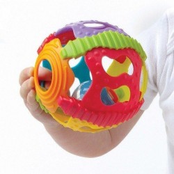 Разноцветна Топка Дрънкалка Playgro Shake Rattle and Roll Ball, 6м+ - PG.0168 - view 4
                  