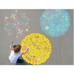 Външна мандала Grafix с 6 тебешира, 57 cm - 6630040217 - view 3
                  