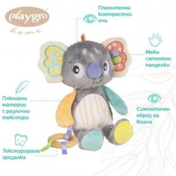 Плюшена Коала за гушкане Playgro Fauna Friends, с мека гризалка, 0м+ - PG.0169 - view 4
                  
