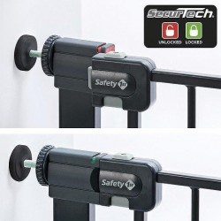 Универсална метална предпазна преграда за врати и стълби Safety 1st в черен цвят - SF.0094 - view 3
                  