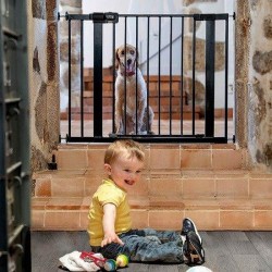 Универсална метална предпазна преграда за врати и стълби Safety 1st в черен цвят - SF.0094 - view 4
                  