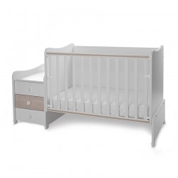 Детско трансформиращо легло LORELLI MAXI PLUS 70/160 бяло+светъл дъб - 10150580045P - view 5
                  