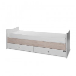 Детско трансформиращо легло LORELLI MAXI PLUS 70/160 бяло+светъл дъб - 10150580045P - view 10
                  
