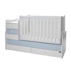 PAT TRANSFORMANT COPII LORELLI MAXI PLUS 70/160 ALB+BABY BLUE - 10150580039P - 10150580039P - view 1