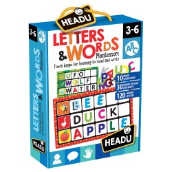JOC EDUCAȚIONAL HEADU MONTESSORI - ATINGE ȘI PUZZLE LITEROLE - HEN20980 - HEN20980 - view 1