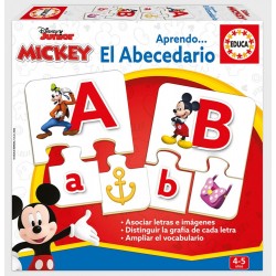 PUZZLE EDUCAȚIONAL EDUCA MICKEY ȘI PRIETENII - ALFABET, 81 BUCĂȚI - EDU19328 - EDU19328 - view 1