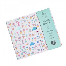 EUREKAKIDS UNICORN ORGANIZATOR SĂPTĂMÂNAL PENTRU COPII, 16X20,8X2CM - EU10673461 - EU10673461 - view 1