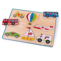 PUZZLE DIN LEMN BIGJIGS - TRANSPORT - BJ260 - BJ260 - view 1