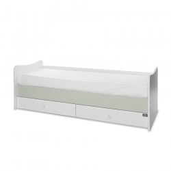 Детско трансформиращо легло LORELLI MAXI PLUS 70/160 бяло+milky green - 10150580040P - view 9
                  
