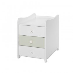 Детско трансформиращо легло LORELLI MAXI PLUS 70/160 бяло+milky green - 10150580040P - view 11
                  
