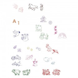 SET STAMPE CREATIVE MELISSA... - 18592 - view 2