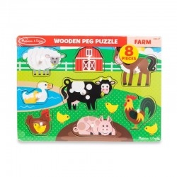MELISSA & DOUG PUZZLE - FERMA - 8 BUCĂȚI - 19050 - 19050 - view 1