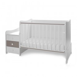 Детско трансформиращо легло LORELLI MAXI PLUS 70/160 бяло+string - 10150580046P - view 5
                  