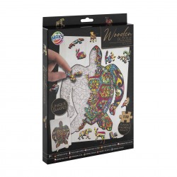 PUZZLE ȚESTOSTĂ GRAFIX, FORME UNICE, LEMN, 130 BUC. - 6703020025 - 6703020025 - view 1