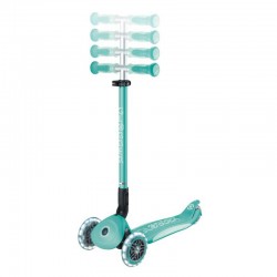 Детска сгъваема тротинетка с родителски контрол 5в1 Globber Go Up Deluxe Flash Lights, ментово зелена - 748-706 - view 4
                  