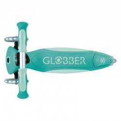 Детска сгъваема тротинетка с родителски контрол 5в1 Globber Go Up Deluxe Flash Lights, ментово зелена - 748-706 - view 7
                  