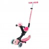 SCOOTER PLIANT PENTRU COPII CU CONTROL PARENTAL 5В1 GLOBBER GO UP LAMPINI DELUXE, ROZ - 748-710
