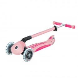 Детска сгъваема тротинетка с родителски контрол 5в1 Globber Go Up Deluxe Flash Lights, розова - 748-710 - view 6
                  