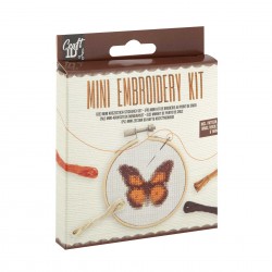 KIT DE BRODERIE GRAFIX BUTTERFLY, MINI, 12,5X10CM - 6606080078 - 6606080078 - view 1