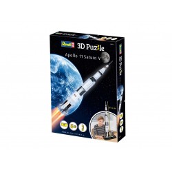 PUZZLE 3D REVELL APOLLO 11 SATURN V, 136 PIECE - R00250 - R00250 - view 1