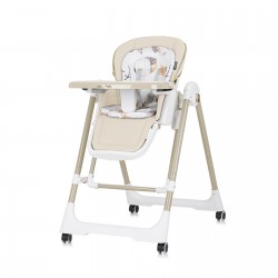 Scaun înalt CHIPOLINO "MILK SHAKE" MACADAMIA 2 ÎN 1 - STHMS02402MA - STHMS02402MA - view 1