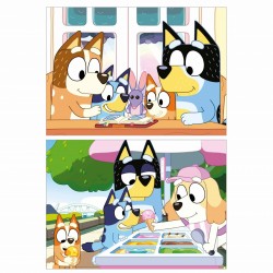 Прогресивен пъзел Educa Bluey в куфарче, 2х48 части - EDU19831 - view 3
                  