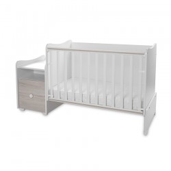 Детско легло Lorelli TREND PLUS 70/160 бяло+светъл дъб - 10150590045P - view 4
                  