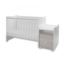Детско легло Lorelli TREND PLUS 70/160 бяло+светъл дъб - 10150590045P - view 5
                  