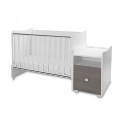 Детско легло Lorelli TREND PLUS 70/160 бяло+кафе - 10150590042P - view 5
                  