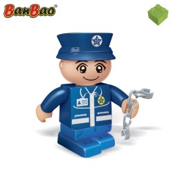 CONSTRUCTOR BAN BAO - MINIFIGURI, POLITIST, 4 CM - B7223 - B7223 - view 1