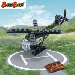 MINI CONSTRUCTOR BAN BAO - ELICOPTER MILITAR, 29 BUC. - B7212 - B7212 - view 1