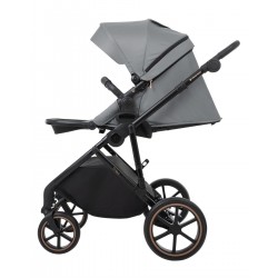 Комбинирана количка 2в1 Kikka Boo Thea Grey 2024 с кош за новородено - 31001020135 - view 9
                  
