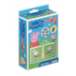 CONSTRUCTOR MAGNETIC GEOMAG MAGICUBE - O ZI CU PEPPA PIG 048, 2 PARTI - G048 - G048 - view 1