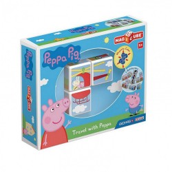 CONSTRUCTOR MAGNETIC GEOMAG MAGICUBE - CALATORIE CU PEPA PIG 049, 3 PARTI - G049 - G049 - view 1