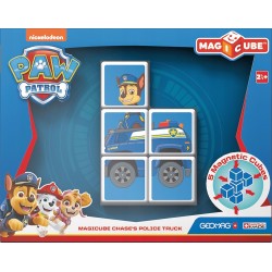 GEOMAG MAGICUBE MAGNETIC CONSTRUCTOR - PAW PATROL, CHASE'S POLICE CAR 079, 5 BUC. - G079 - G079 - view 1