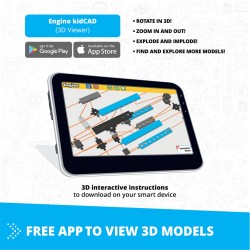 Конструктор Engino Inventor Motorized - Състезателна кола, 10в1 - 6611020177 - view 7
                  