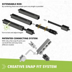 Конструктор Engino Creative Builder Motorized, 30в1 - 6611020210 - view 6
                  