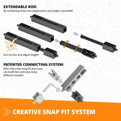 Конструктор Engino Creative Builder Motorized, 50в1 - 6704010021 - view 7
                  